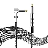 SUNYIN Guitar Cable 10-feet Electirc Guitar Amp Cable 1/4inch Electirc Instrument Cable to Amp for...