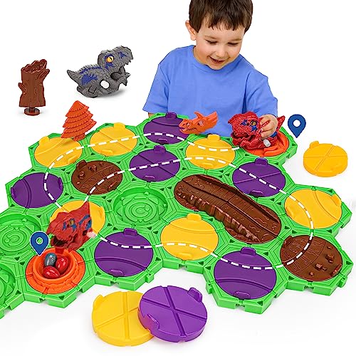 Dinosaur Maze Setm Activities Toys For Kids 3-5 Year Old Preschool Learning Educational Toy For Boys Brain Teasers Puzzles Games Board For 4-6 Logical Road Building Track For 5-7 4-8 9 Birthday Gifts #TOP14