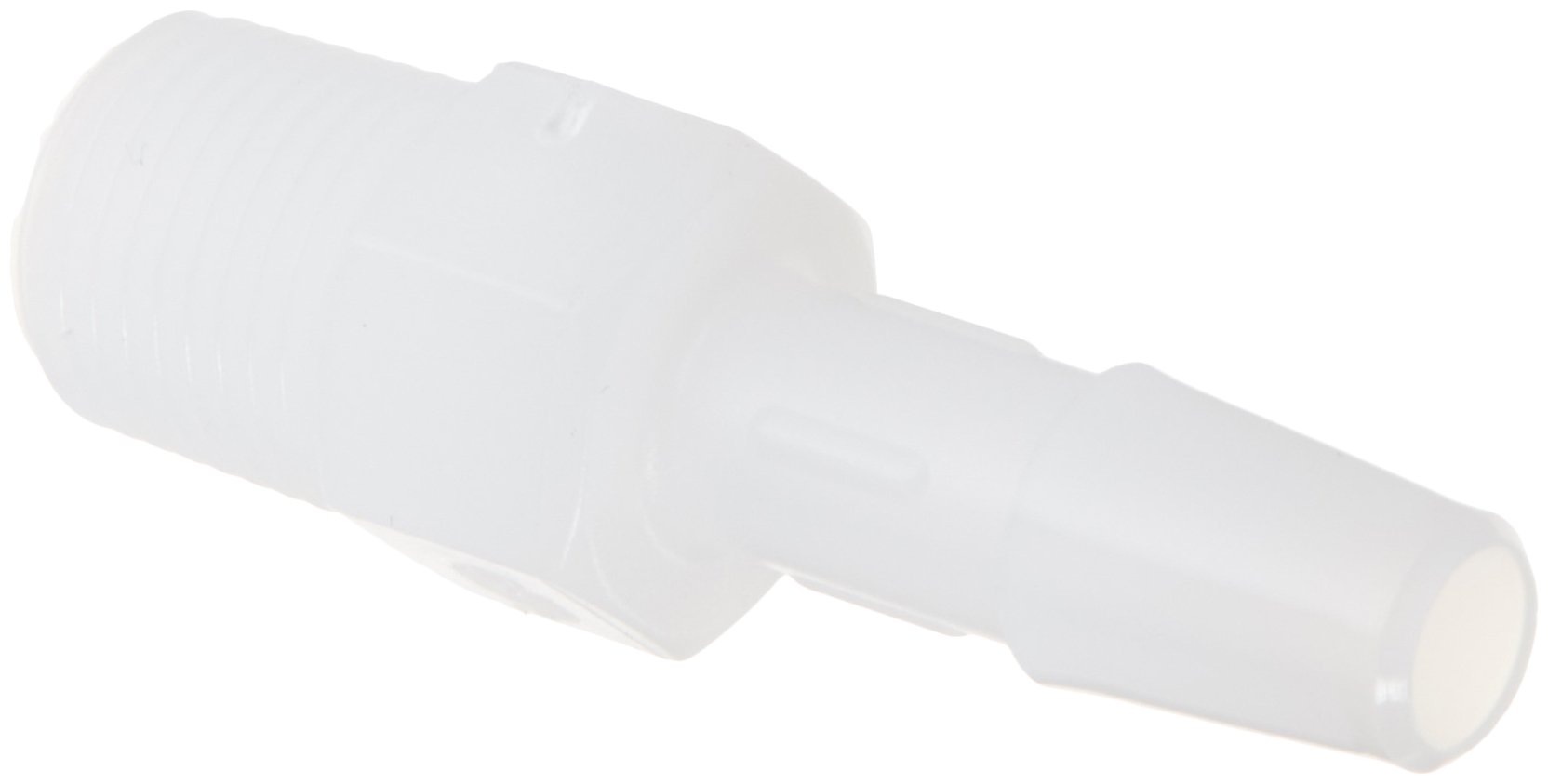 Eldon James A2-4HDPE High Density Polyethylene Adapter Fitting, 1/8-27 NPT to 1/4