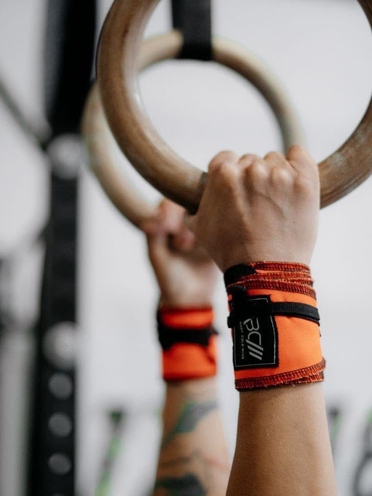 jippco Wrist Supporter for Gym, Wrist Wrap, Hand Band with Adjustable Size Strap for Gym, Power Lifting Weight Lifting, Sports Training (Multi color, Multi design)