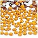 The Crafts Outlet 144pc Rhinestones Round 8mm - Flatback Orange