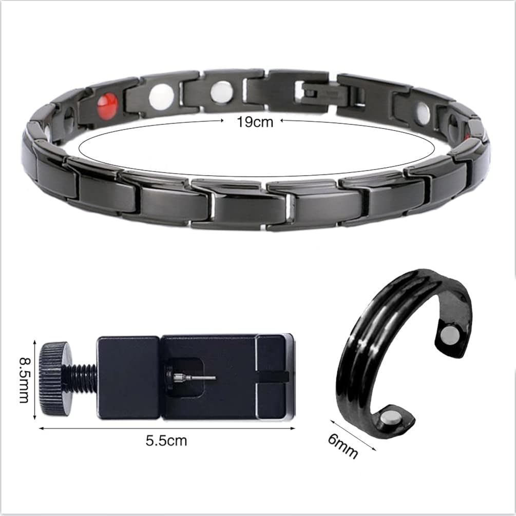 Albyiat Magnet-Werkzeugleiste Magnetarmband Für Handwerker 15 Starke Magneten Ideale Geschenkidee Magnetarmband Set Starke Magneten Atmungsaktiv Verstellbar Langlebig Vielseitig S0y9r0zr