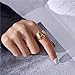Gold Initial A Rings for Women, GoldChic Jewelry Letter Adjustable Ring Womens Statement Rings for Party, Women’s Alphabet Ring Name Jewelry