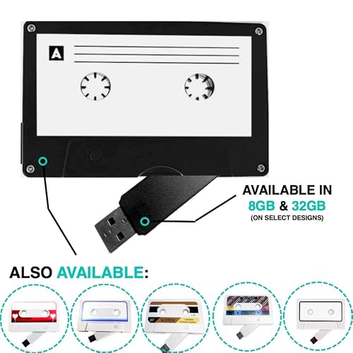 Mashtape Basics – Vintage Cool Design 32Gb. Cassette Tape Shaped Usb Flash Drive, Thumb Drive, Jump Drive For Thoughtful, Nostalgic Gift. Mixtape For Dj, Photographer #TOP5