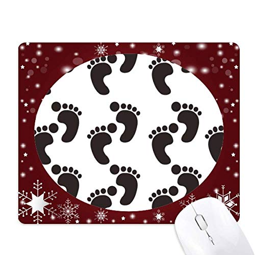Tapis de souris empreinte animaux protect anti-dérapant pour l'hiver