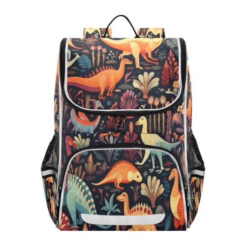 Sac à dos scolaire dinosaure fille garçon cartable grande capacité