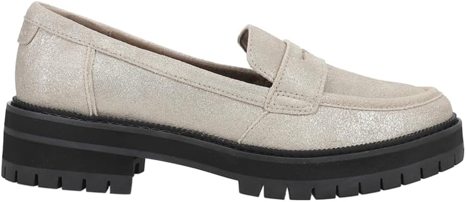 TOMS Womens Cara Slip On Lug Sole Casual Loafers