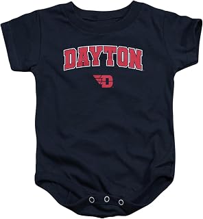 LOGOVISION University of Dayton Arch Logo Secondary Unisex Infant Snap Suit for Baby