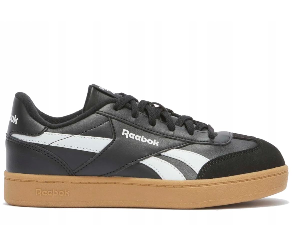 Reebok - Smash Edge Trainers  Black/White/Reebok Gum  Size 38
