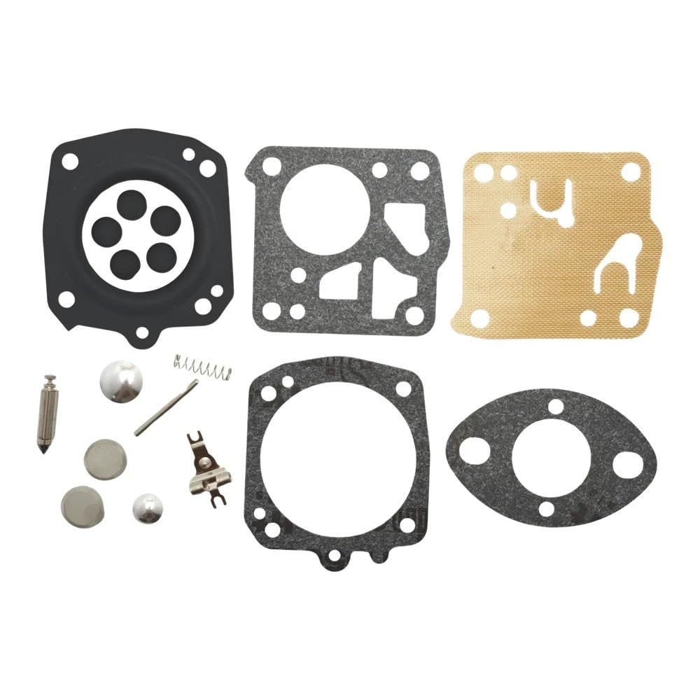 Accessories Carburetor Diaphragm Gasket Rebuild Repair Kit for Compatible with Husqvarna 266 268 272 281 288 272XP 61 162 Chainsaw Tillotson RK-23HS