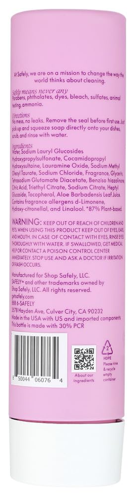 Image of Safely Joy Dish Soap Squeeze, 10 FZ