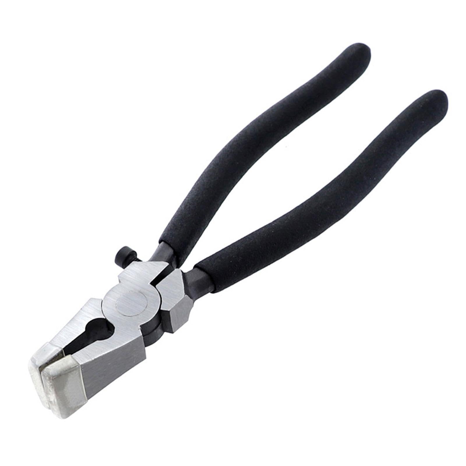 Neaxgeandx Black, 8 In Glass Cutting Tool Glass Running Pliers For Mirrors Tiles Stained Glass Work 8 In, Black