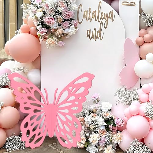 MASTRON Wooden Butterfly Props - 3D Butterfly Shape...