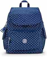 【新品】kipling　リュック　ボーダー　タグ付き　虹柄 新品】kipling リュック ボーダー タグ付き 虹柄