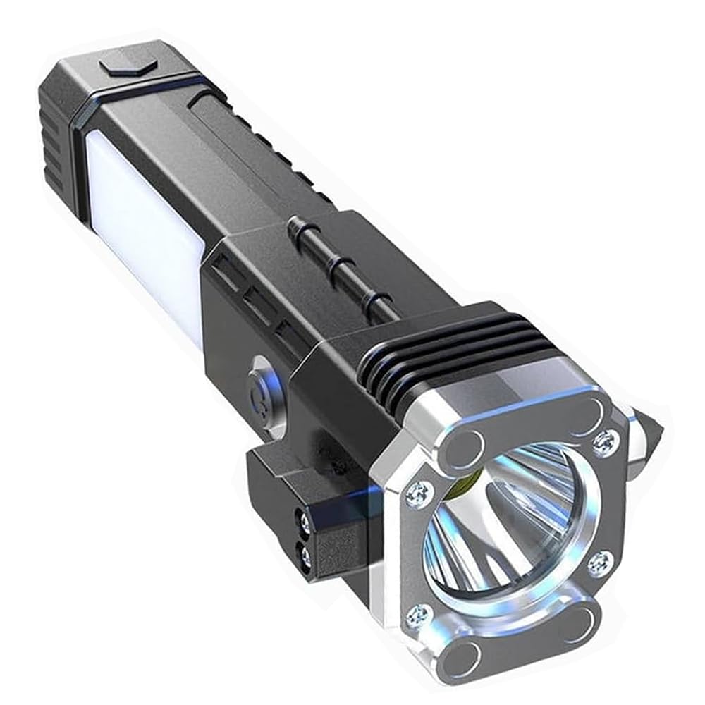 New Rechargeable Led Long Beam Flashlight Torch with Strong Magnets 4 Modes Use (B0CLDBZZY7) Amazon Price History, Amazon Price Tracker
