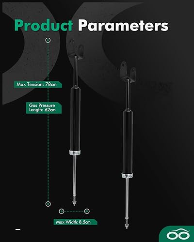 Miniatura 4 de SCITOO - Rear Shock Absorbers for Dodge Fits 2013-2016 for Dodge Dart Shocks 346370 5827 Shocks Struts - 2Pc Set