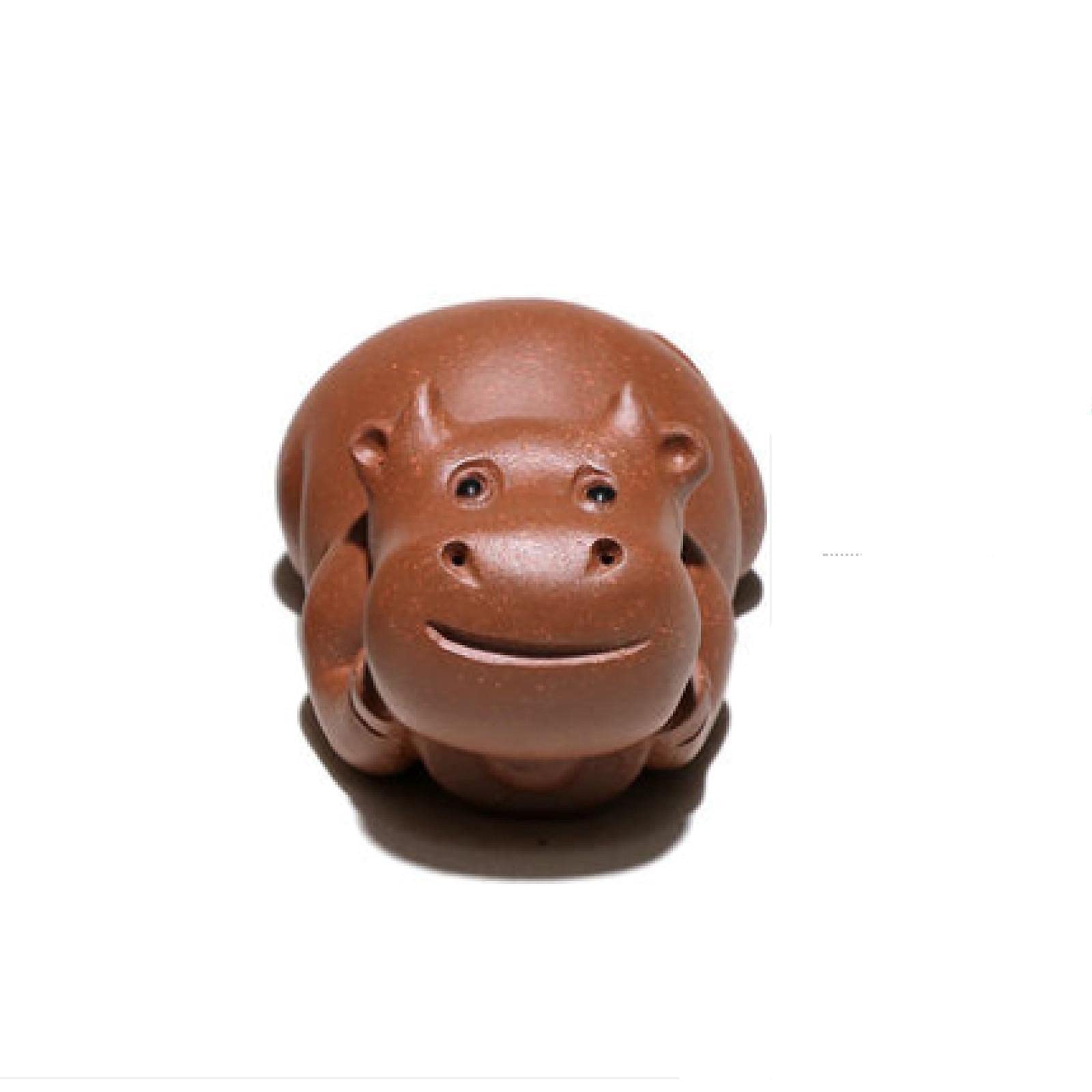 Figurine vache terre cuite zisha ornement de table et accessoires thé kung fu