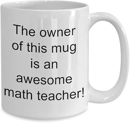 Miniatura 2 de Awesome Math Teacher Coffee Mug - Funny Gift Ideas for Women Men in Birthday, Chirstmas, Appreciation Day, Retirement, Gag, Thank You - Unique Math