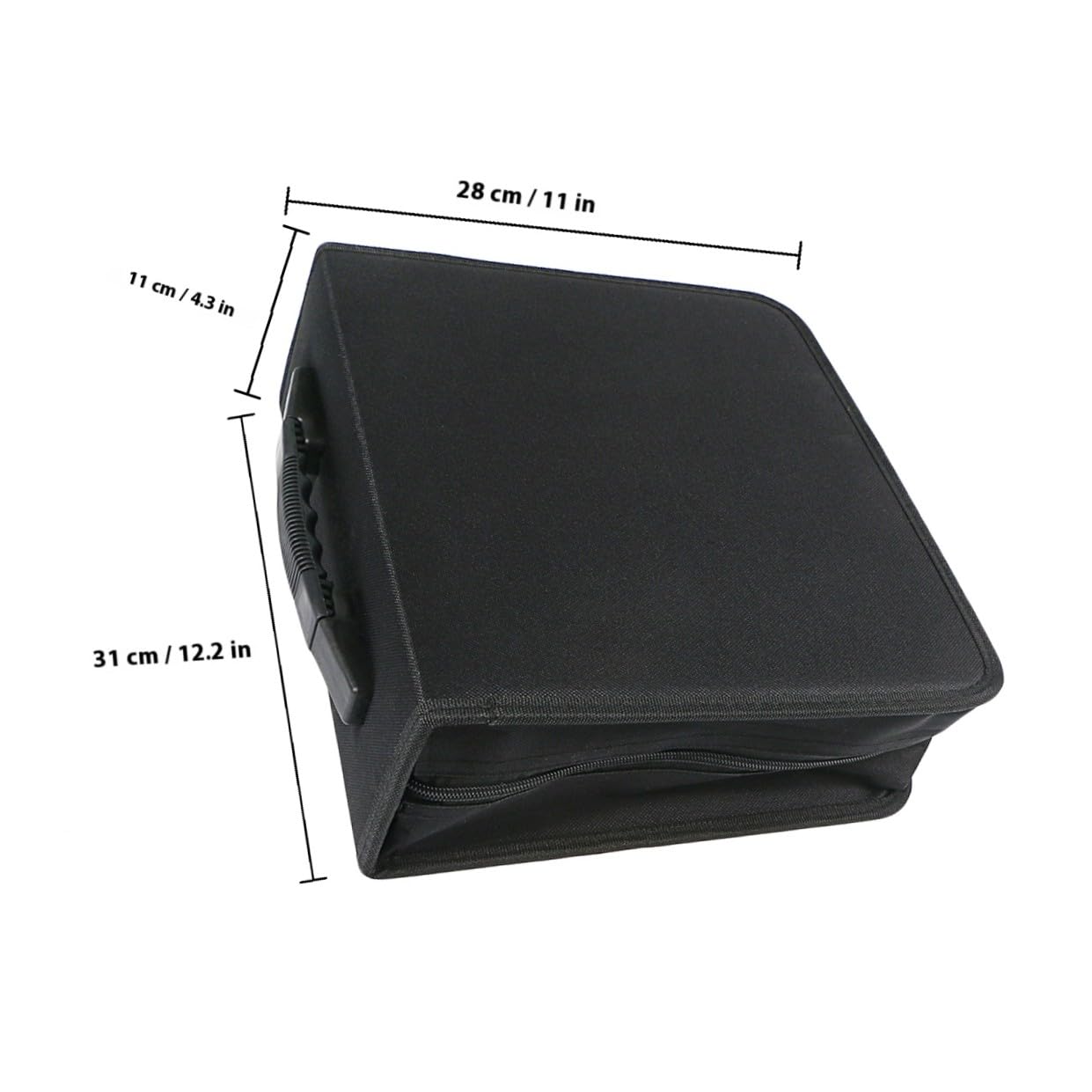 NUOBESTY Scatola per CD da Dischi Custodia per Dvd Organizer per Dischi Scatola Porta Album