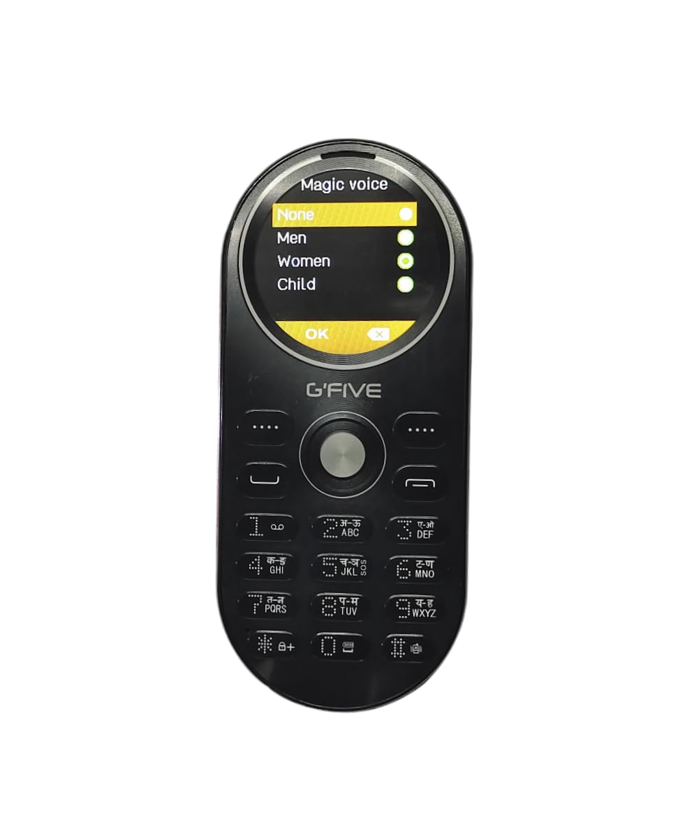 Gfive U229 Round Screen Keypad Mobile with Magic Voice System (Black) (B0DH3V88MJ) Amazon Price History, Amazon Price Tracker