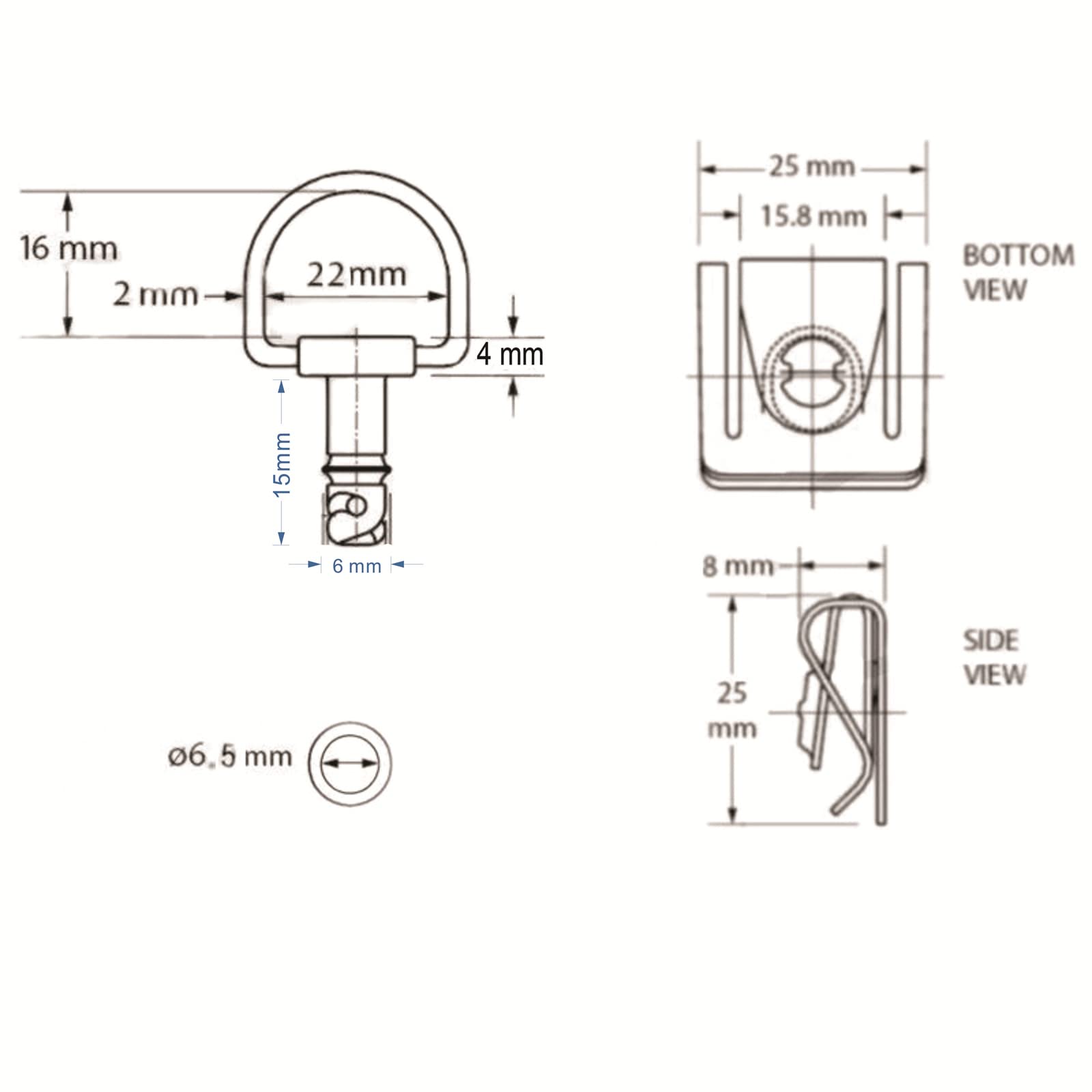 Giro Rápido/cuarto De Vuelta Dzus Fastener Dimple Die Tool | Meses Sin Interés - Foto 3