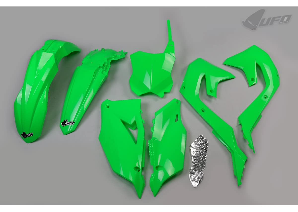 Ufo Plast Fluorine Green Kawasaki Kxf 450 Kit 2019-2023