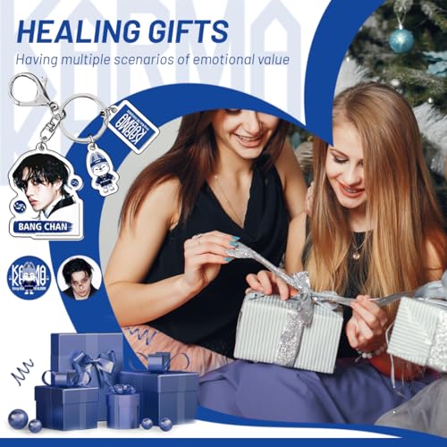 BCHMN Lnsignias y Llaveros Stray-Kids, SKZ Llaveros, SKZ Kawaii Keychain, Artículos para Niños y Niñas, Regalos para Fans (BANG CHAN) - imagen 6