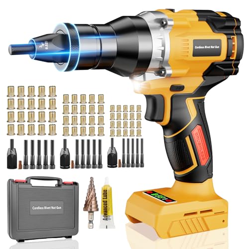 Cordless Rivet Nut Gun for DeWalt 20V Batteries