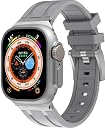 KICKSTORM Rugged Silicone Sport Band with Metal Buckle – Compatible with Apple Watch Straps 49/46/45/44/42mm – Soft Waterproof Replacement Band for iWatch Series 11/10/9/8/7/6/5/4/SE/Ultra(Watch Not) gallery image