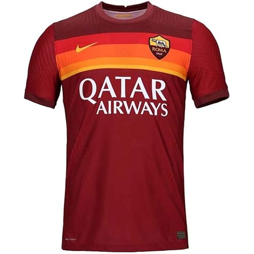 Nike 2020-2021 Roma Authentic Vapor Match Home Football Soccer T-Shirt Jersey
