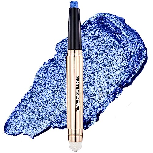 MAY FOLTREN May Foltran Sand Shimmer #02 Cream Eyeshadow Pencil, Nude Pink Sparkle, Hypoallergenic Waterproof Long Lasting Eye Shadow Stick, Multi-Dimensional High Pigment Eye Highlighter Pen