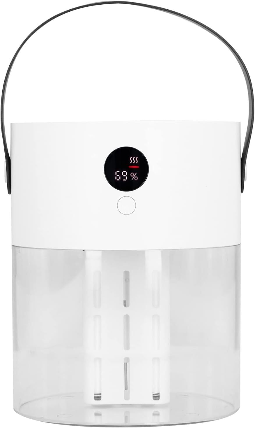 Humidificateur intelligent 2L blanc avec affichage numérique pour maison