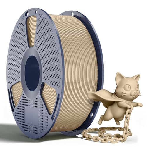 SUNLU PLA+2.0 Filament 1.75mm, Upgraded Tougher & Stronger PLA Plus for 3D Printers, Smooth & Neatly Wound, ±0.02mm Accuracy, 1KG Spool (2.2lbs),Oak Wood