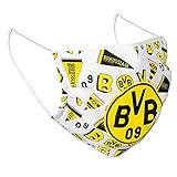  Borussia Dortmund BVB Maske Weiss