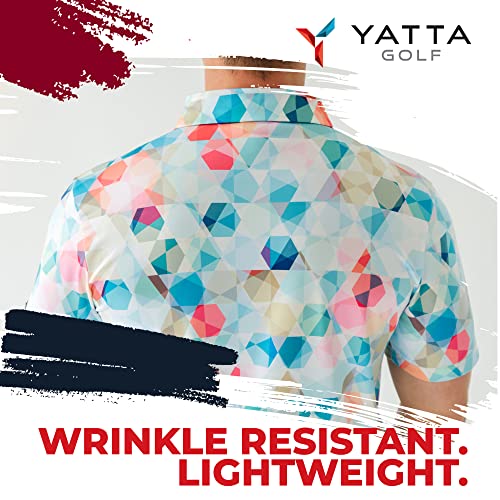 Yatta Golf Standout Performance Golf Polo Shirts – Men’s – Fresh Flavors – 3Xl #TOP5
