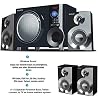 Boytone BT-215FD Wireless Bluetooth Stereo Audio Speaker 55 W with Powerful Sound, Bass System, FM Radio, Remote Control, Aux-in Port, USB/SD/for Phone's Laptops