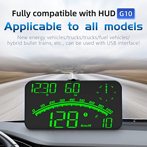 Wiiyii Digital Gps Speedometer, Hud Head Up Display For Car, Upgraded 5.5" Large-Screen, Suitable For All Vehicles #TOP2