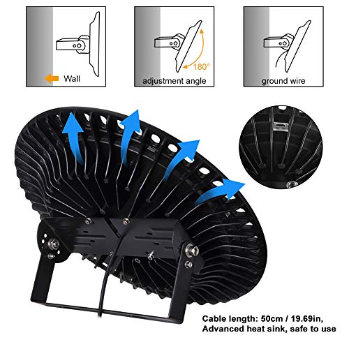 Ankishi Ufo Led High Bay Light, 20 Pack 500W 50000Lm Waterproof Commercial Bay Lighting, 6500K High Bay Led Lights, Ufo High Bay Shop Light For Warehouse, Workshop, 2000W Hid/Hps Equivalent #TOP4