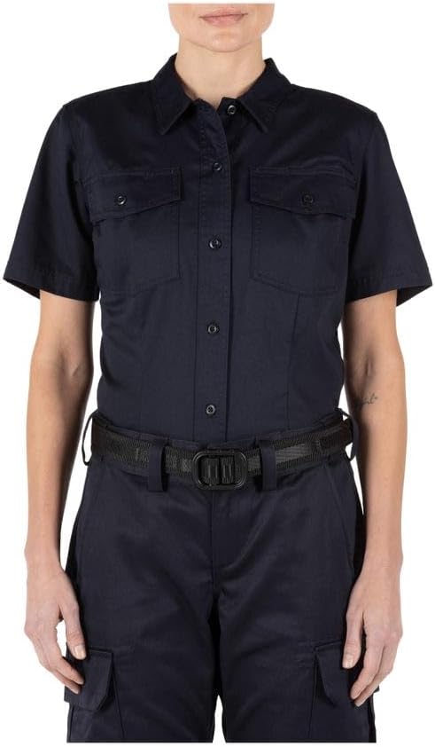 5.11 Tactical Womens Company Short Sleeve Shirt Fire Navy M