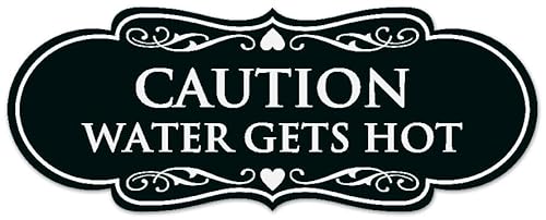 Signs ByLITA Designer Caution Water Gets Very Hot Sign -