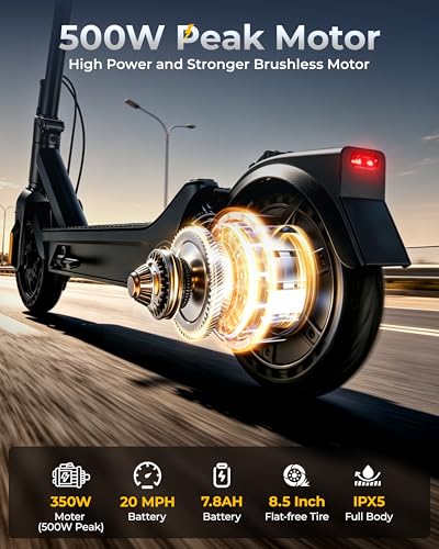 Electric Scooter with Detachable Battery