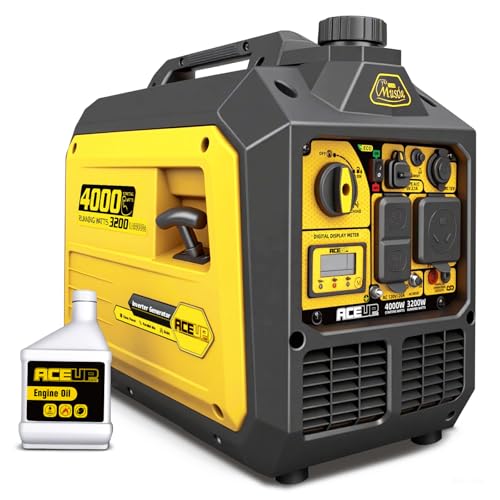 Aceup Energy 4000W Portable Gas Inverter Generator