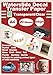 20 Sheets DIY A4 Inkjet Water Slide Decal Paper Sheets Transparent Clear for Inkjet Printer Transfer Paper