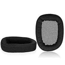 Replacement Memory Foam & Mesh Fabric Ear Cushion Pads Cover for Logitech G433 G233 G PRO Headphone ONLY Black&Fabric