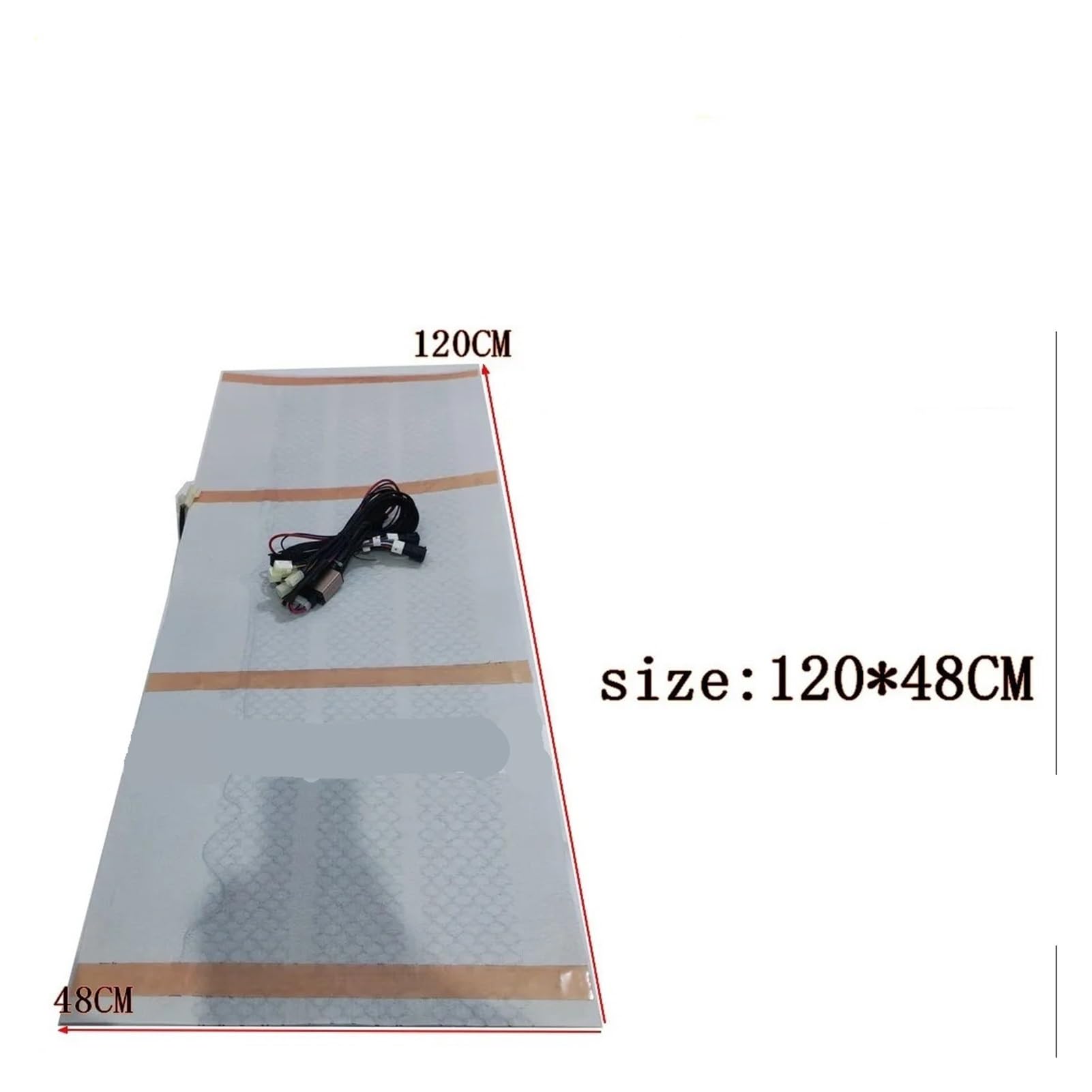 4 Pièces/Ensemble, Kits De Chauffage Siège Voiture 12V avec Coussinets Chauffants en Fibre Carbone Et Interrupteur À Pression Double Carré 3 Niveaux(Carbon Fiber Pads)