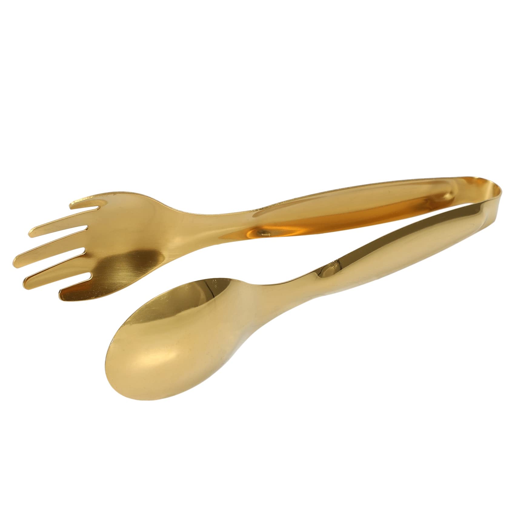 CTRLZS Stainless Steel Food Tongs Gold Kitchen Utensils Buffet Cooking Tools BBQ Clips Bread Steak Tong