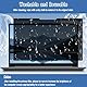 Hinnwer Magnetischer Laptop Sichtschutz für 14 Zoll 16:10 Seitenverhältnis, Anti-Fingerabdruck, Abnehmbarer Anti Blaulicht Blendschutz Blickschutzfolie für Lenovo/HP/Dell/Acer/Samsung/Toshiba