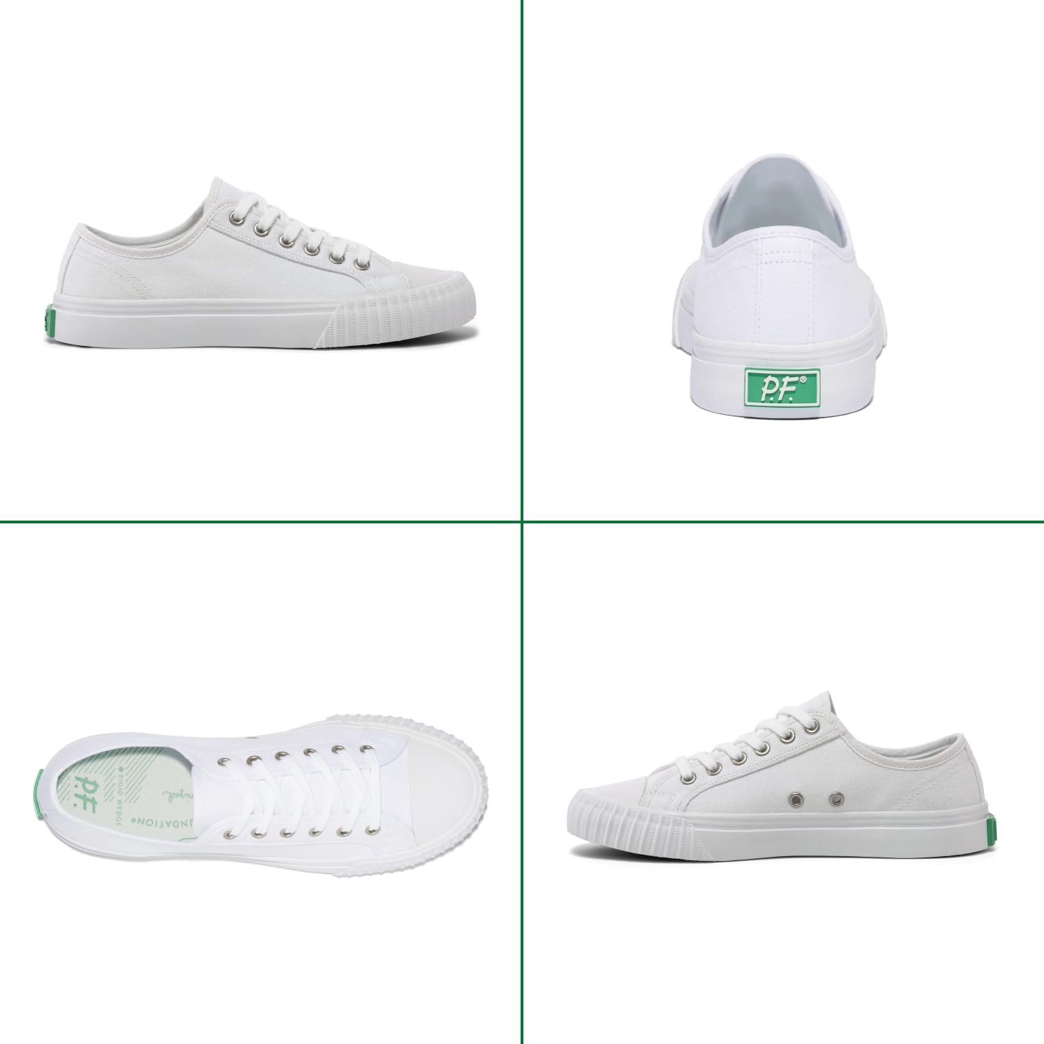 PF Flyers Low Top Sneakers for Men and Women, Original Canvas Lo-Top Casual Shoe, Unisex