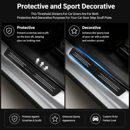 Évitez les Rayures de Seuils sur Mazda MX-30 - Kit de Protection 4x - 4