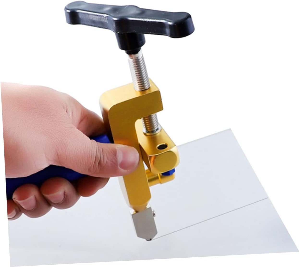 ULDIGI Roller Type Glass Opener Tile Divider Cutter Multipurpose Manual Tool for Efficient Cutting of Glass Tiles Ceramics Ergonomic Design Random Color